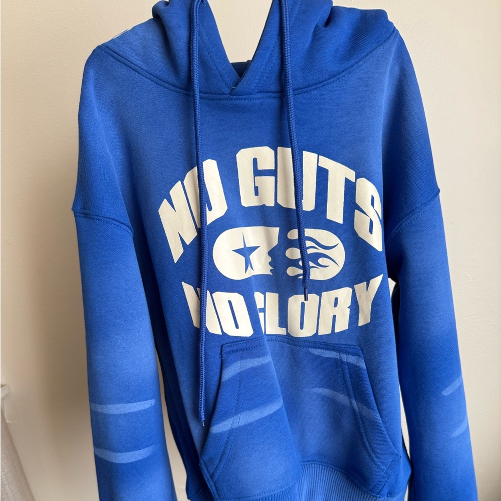 Blue 'No Guts No Glory' Hoodie